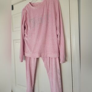NOT AVAILABLE Juicy Couture Pink Blush Cheetah Print Velour Studded